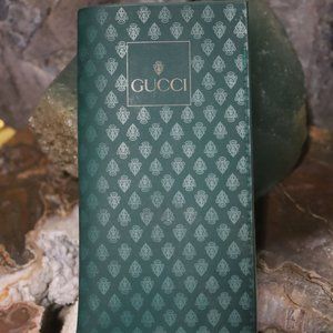 Vintage Gucci Green Soft Eyeglass Pouch
